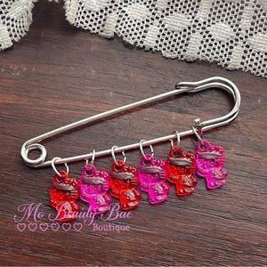 Hello Kitty Safety Pin Brooch
